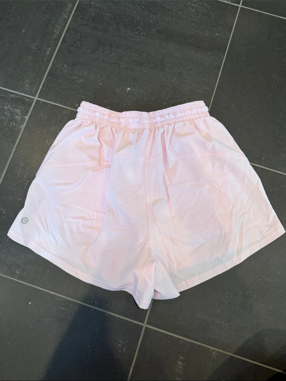Lululemon Pink Organza/White Court Rival High-Rise Short 3